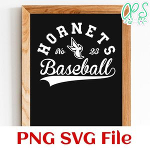 Hornets Baseball Team SVG Customizable