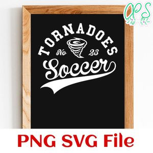 Tornadoes Soccer Team SVG Customizable