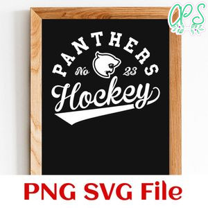 Panthers Hockey Team SVG Customizable