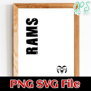 Rams Customer Request PNG file template