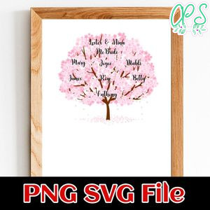 Cherry Blossom Names Customer Request PNG file template