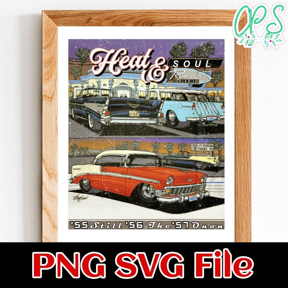 55 56 57 Pro Street Classics Heart Customer Request PNG file template