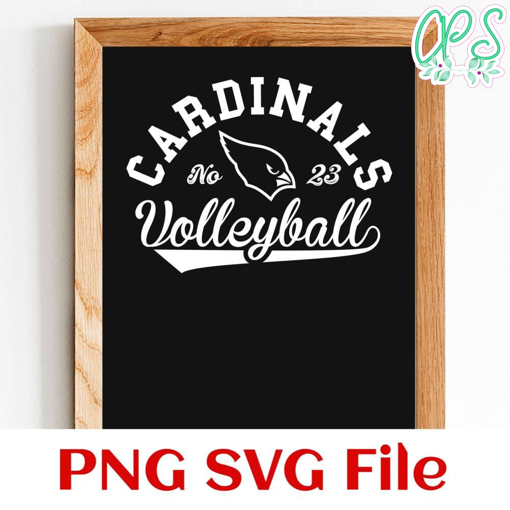 Cardinals Volleyball Team SVG Customizable CustomPartyShirts Studio