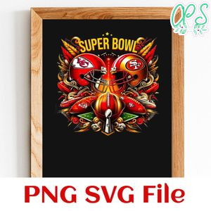 Kansas City Chiefs vs 49ers Game Customer Request PNG file template