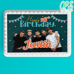 One Direction Centerpiece Customizable Template Instant Download