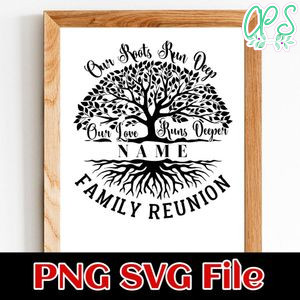 Our Roots Run Deep PNG SVG design template