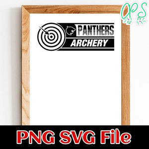 Panthers Archery SVG design template