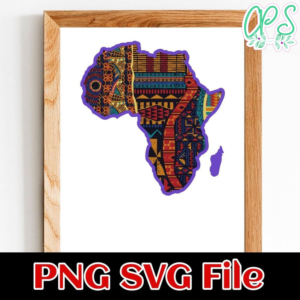 Africa map Customer Request PNG file template