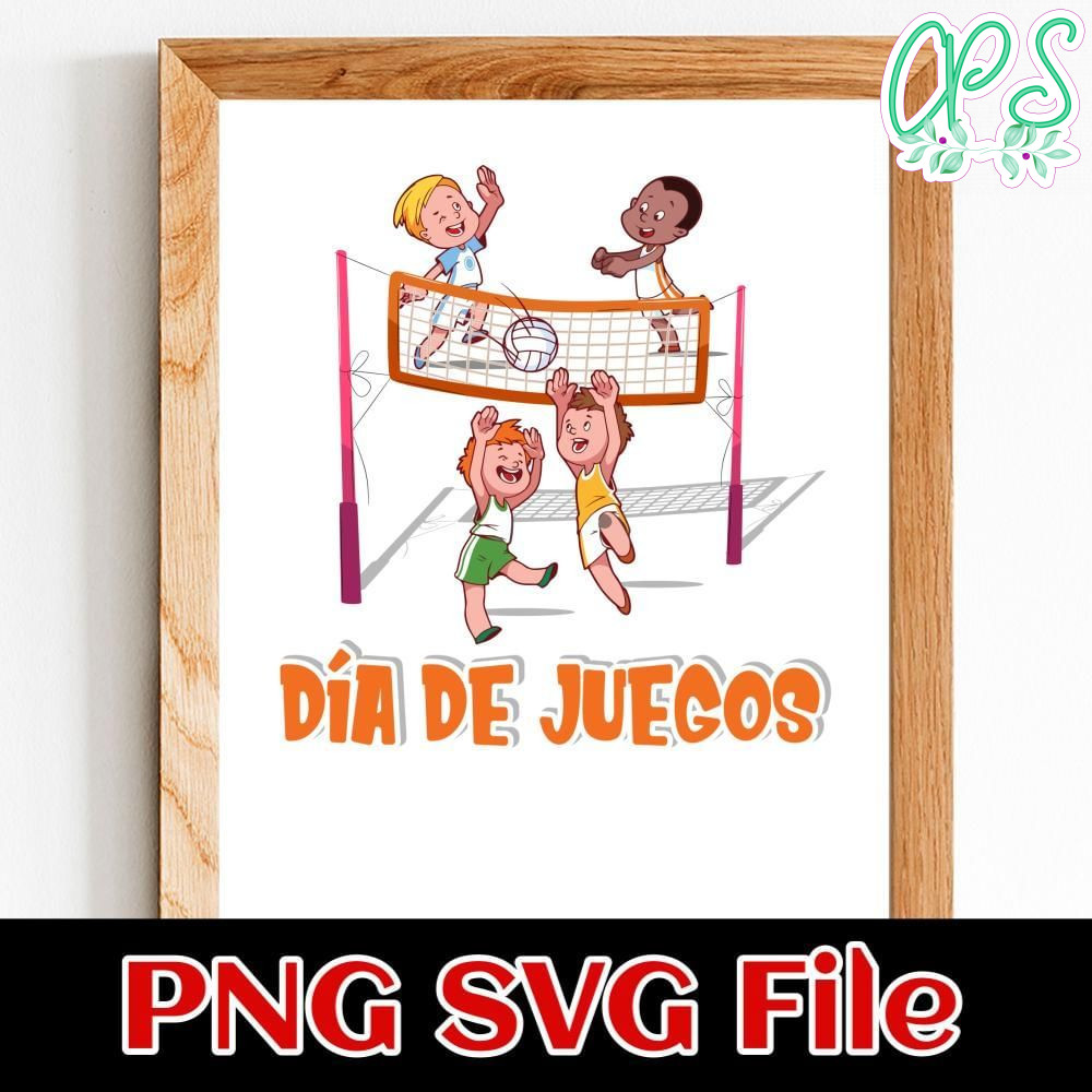 Día de Juegos Customer Request PNG file template