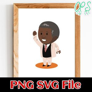 Nelson Mandela PNG file template