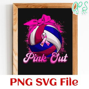 Pink out PNG design template