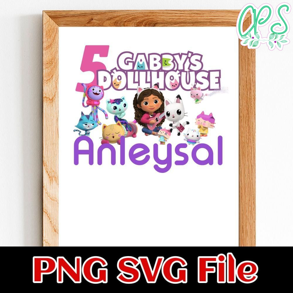 Gabby's Dollhouse Request PNG file template