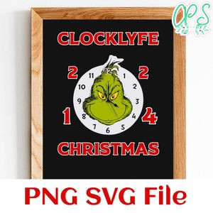 Clockklyfe christmas PNG SVG file template