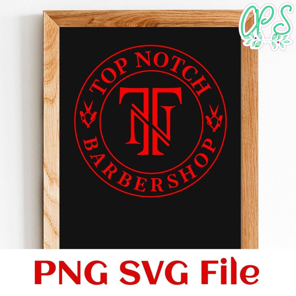 Top Notch babershop Customer Request PNG file template