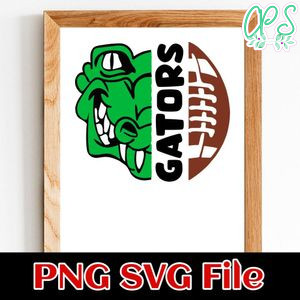 Gators Football PNG SVG file template