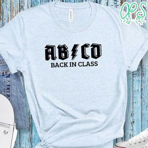 ABCD Back In Class Rock and Roll PNG file template