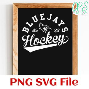 Bluejays Hockey Team SVG Customizable