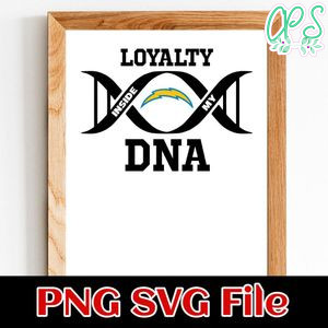 Loyalty Los Angeles Chargers PNG SVG file template