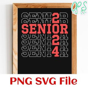 Senior 2024 Customer Request PNG file template