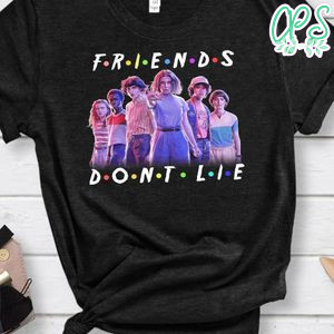 Stranger things 4 Friends don't lie PNG file template