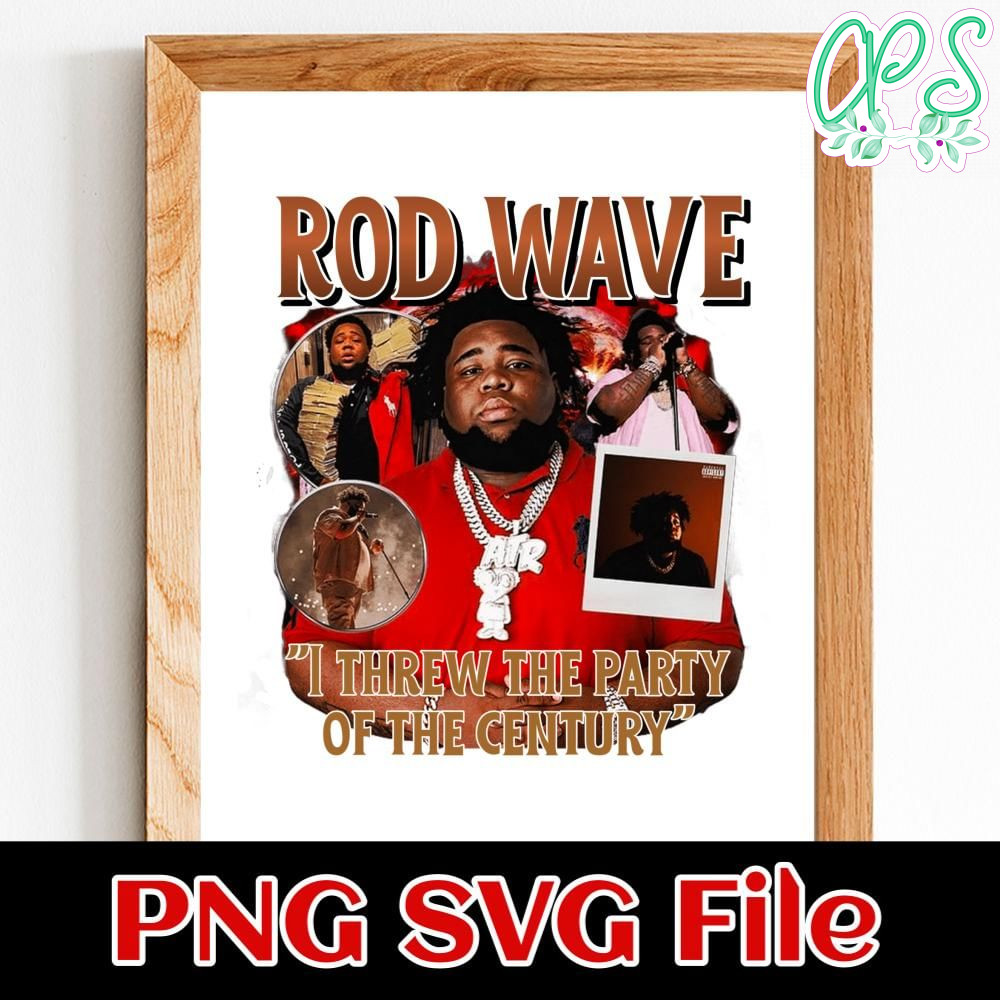 Rod Wave 5 Customer Request PNG | CustomPartyShirts