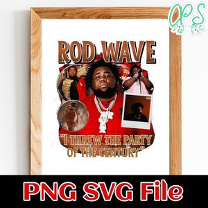 Rod Wave 5 Customer Request PNG file template