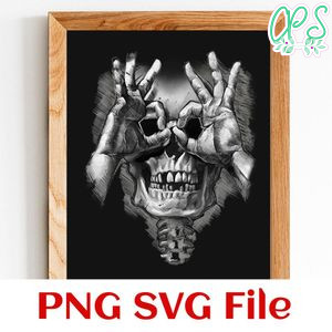 Skull hands Customer Request PNG file template