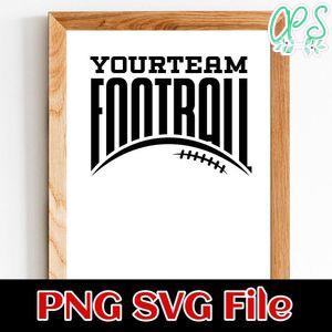 Football custom Name PNG SVG design template
