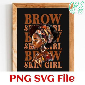 African Girl Waoman Juneteenth PNG design template