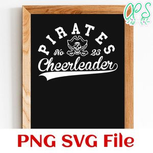 Pirates Cheerleader Team SVG Customizable