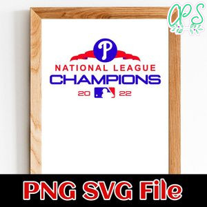 National League Champions Philadelphia Baseball 2022 PNG file template