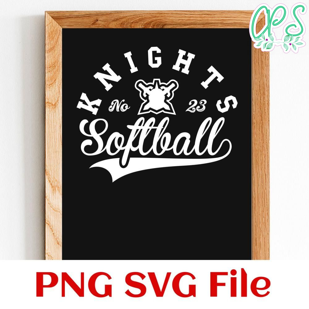 Knights Softball Team SVG Customizable CustomPartyShirts Studio