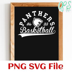 Panthers Basketball Team SVG Customizable