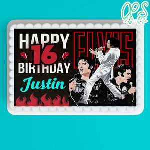 Elvis Centerpiece Customizable Template Instant Download