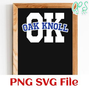 OK oak knoll SVG PNG design template