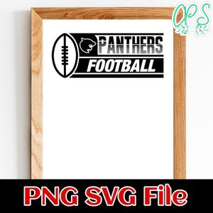 Panthers Football SVG design template
