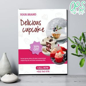 Cake maker flyer Template Customizable Instant Download