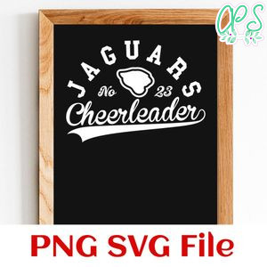 Jaguars Cheerleader Team SVG Customizable