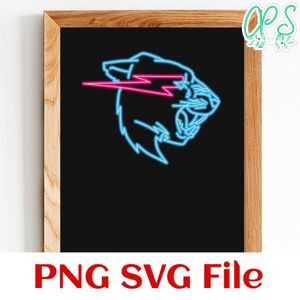 Beast neon Customer Request PNG file template