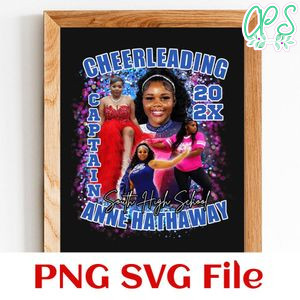 Cheerleading custom name team and school Customer Request PNG file template