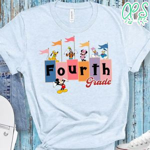 Fourth Grade Disney School Shirt