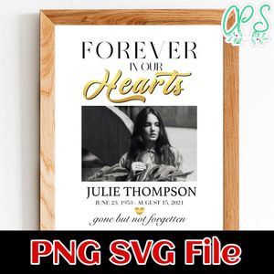 Forever in our heart 3 Customer Request PNG file template