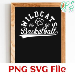 Wildcats Basketball Team SVG Customizable
