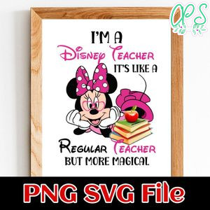 Disney Teacher SVG PNG design template