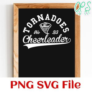 Tornadoes Cheerleader Team SVG Customizable
