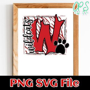 Wildcats PNG design template