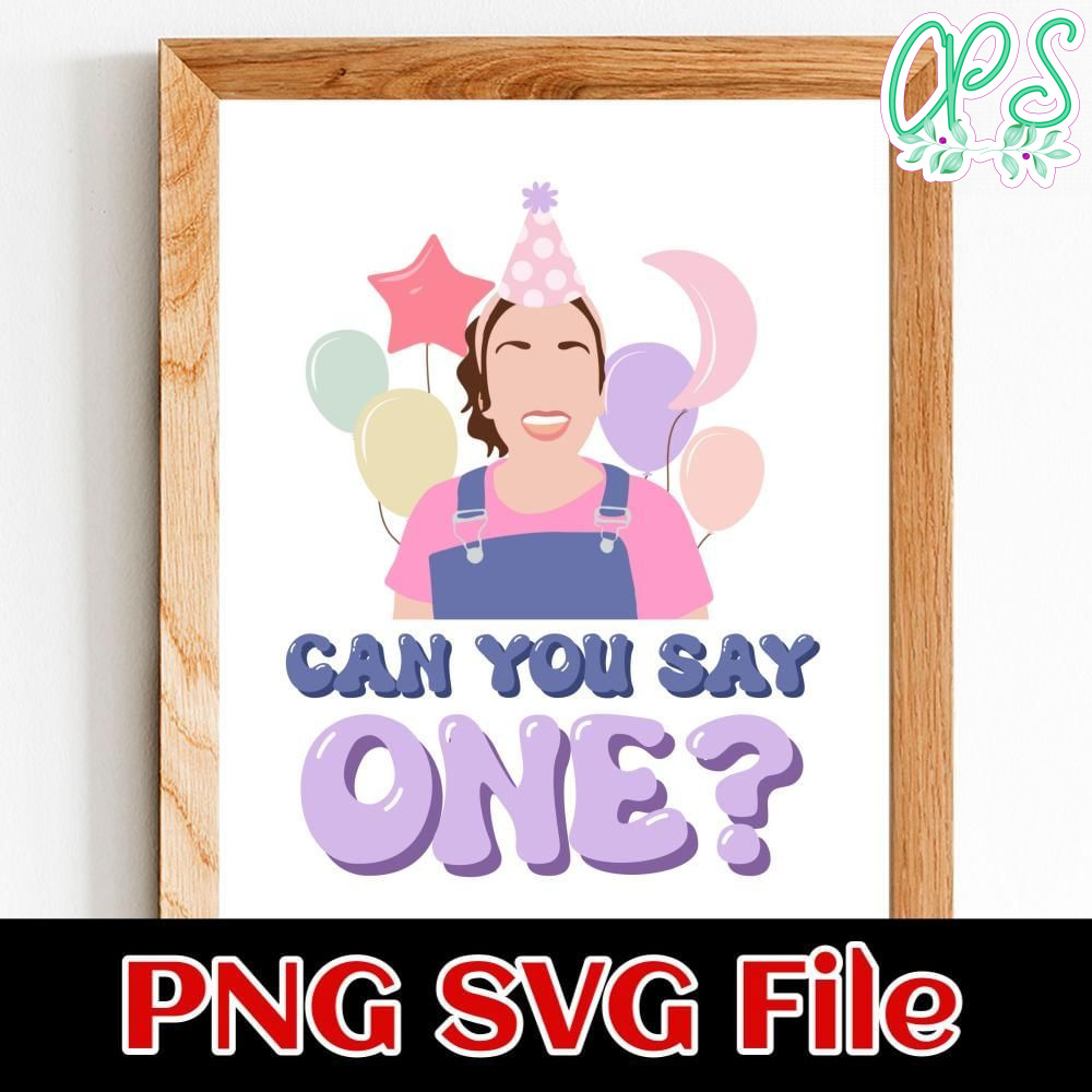 Can you say one mrs racheal PNG file template