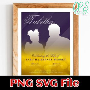 Obituary Customer Request PNG file template