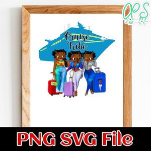 Cruise tribe PNG design template