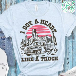 I Got a heart like a truck PNG file template